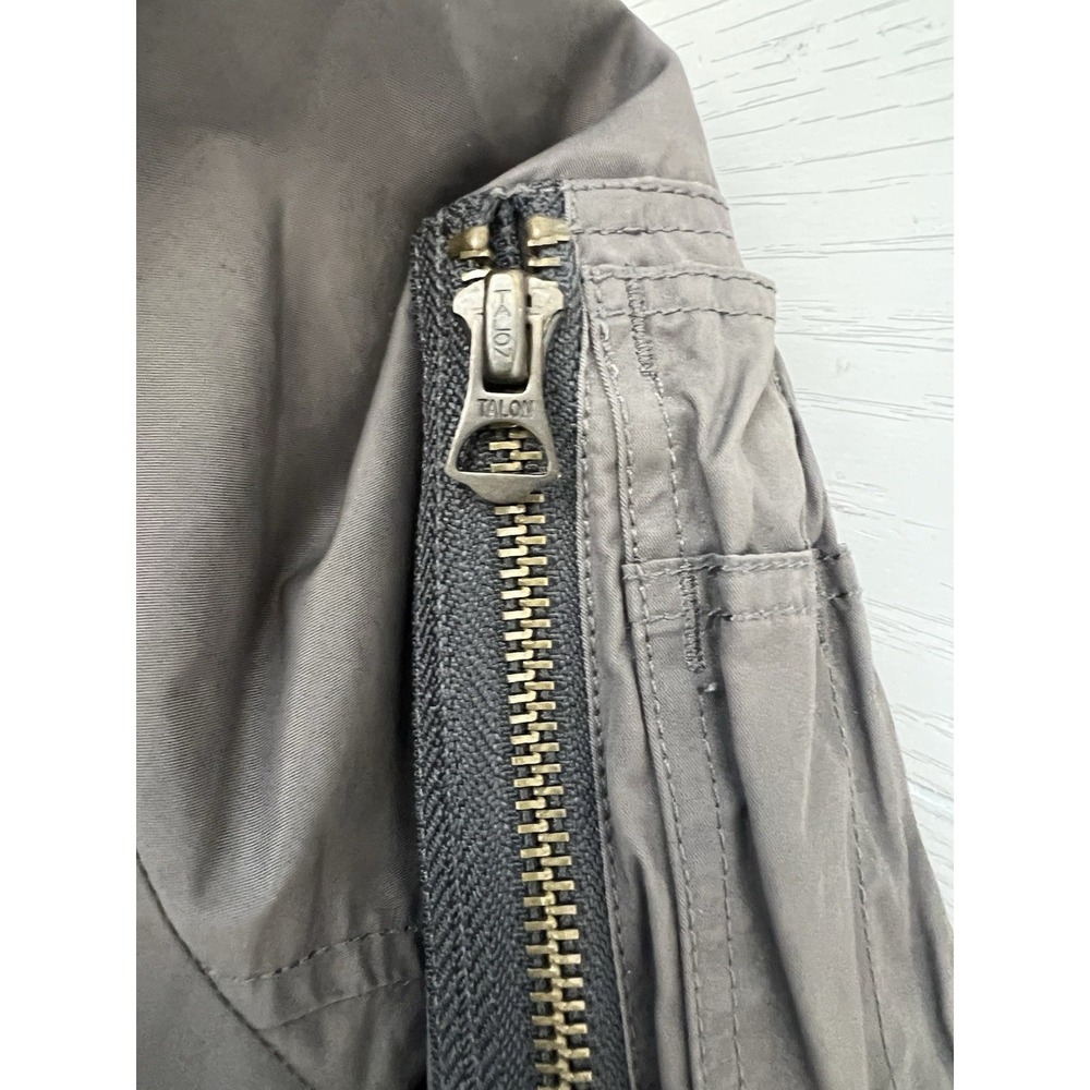 Wallace And Barnes Jacket Mens Large MA-1 Bomber Softshell J Crew Grey Tactical - Picture 9 of 16